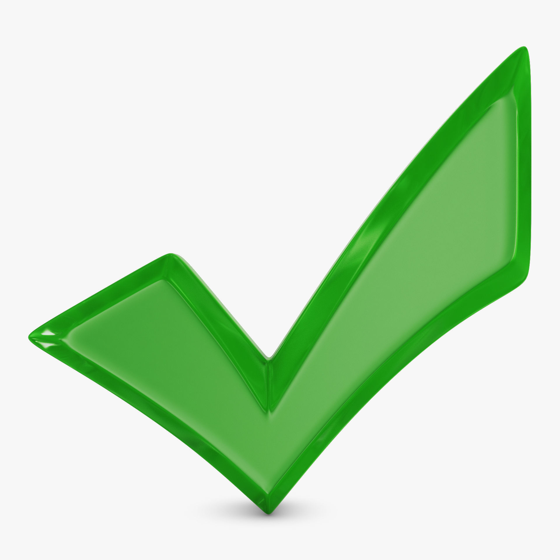 Check Mark v 1 3D model_1