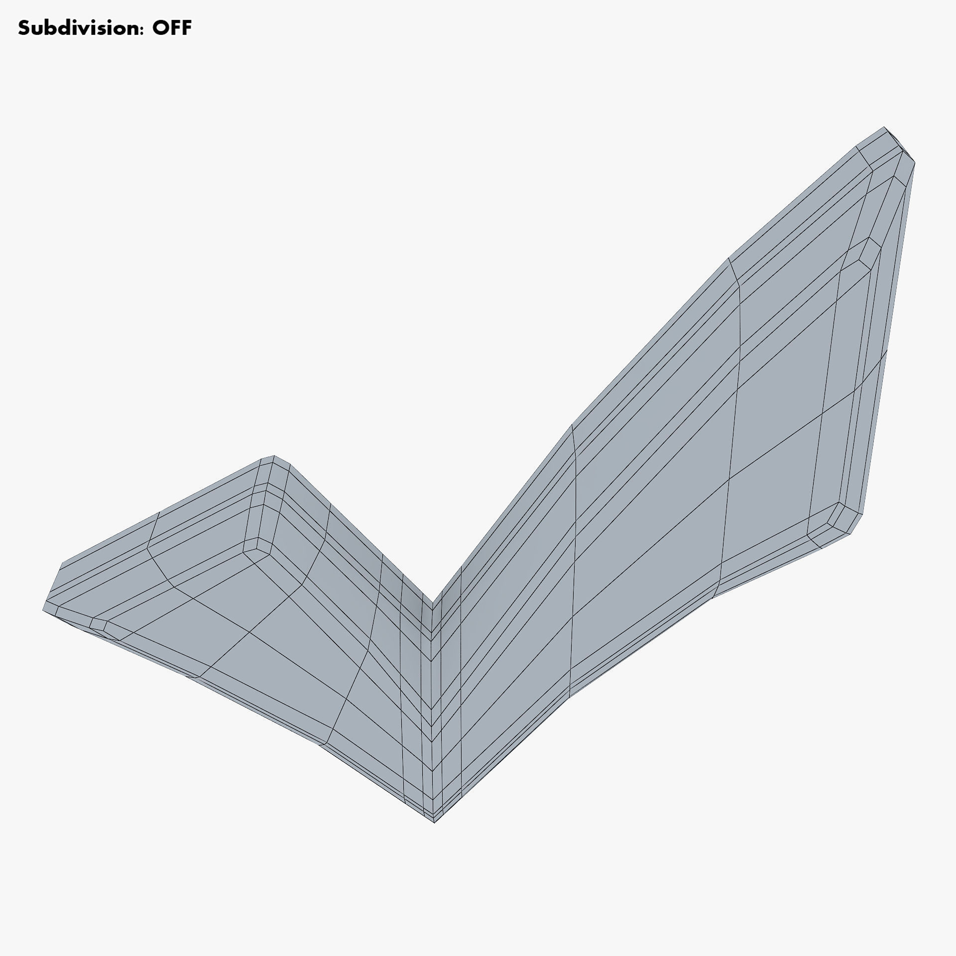 Check Mark v 1 3D model_11