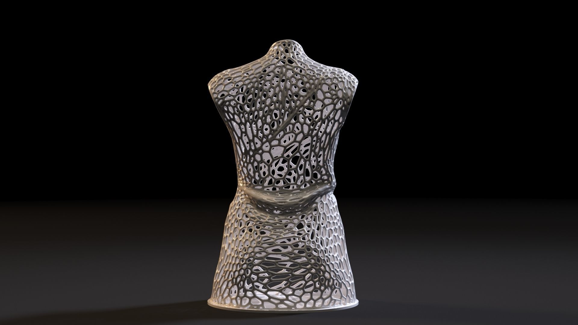 Woman Torso  3D print model_4