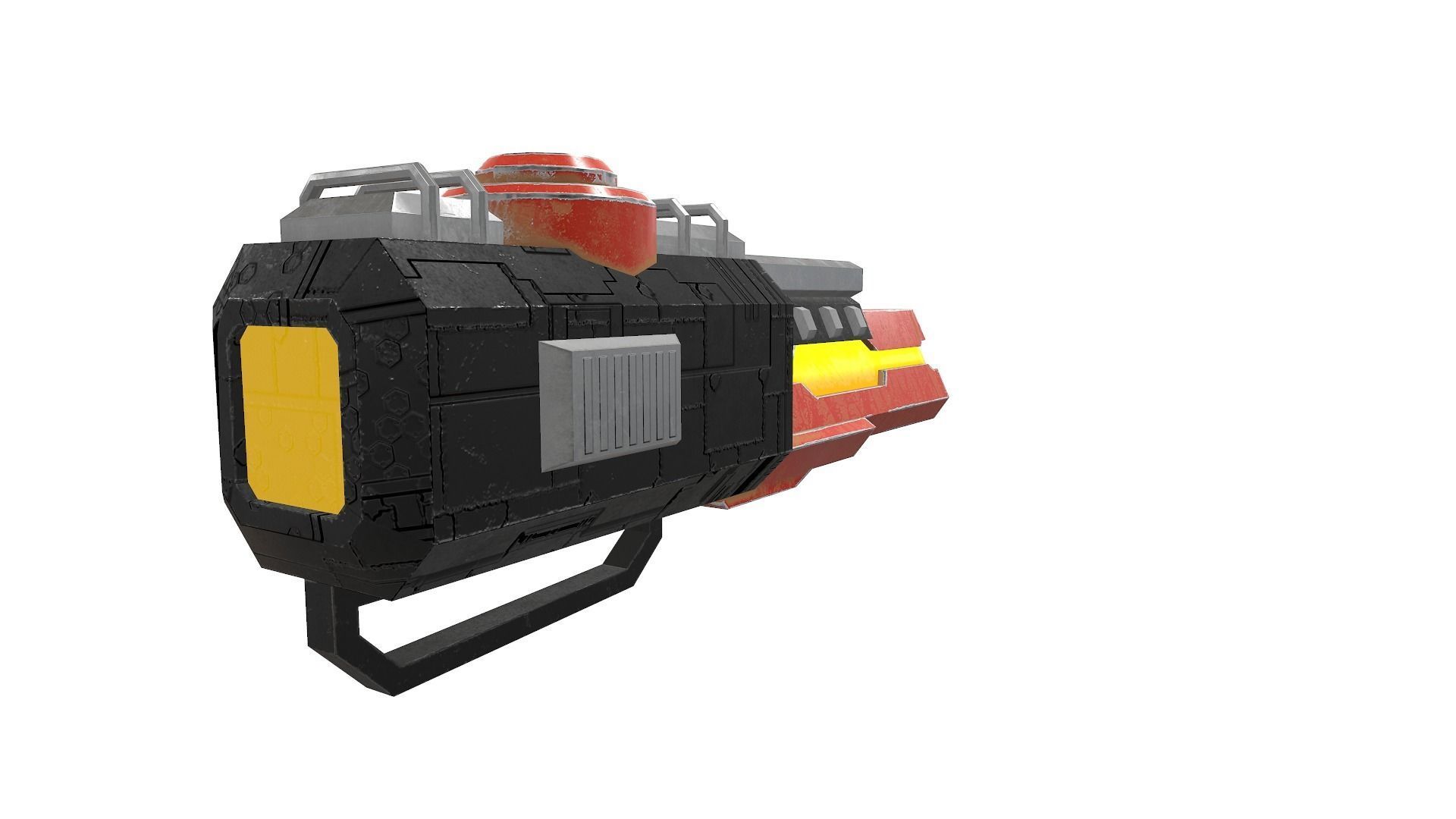 Low Poly Gun Pack Low-poly 3D model_45