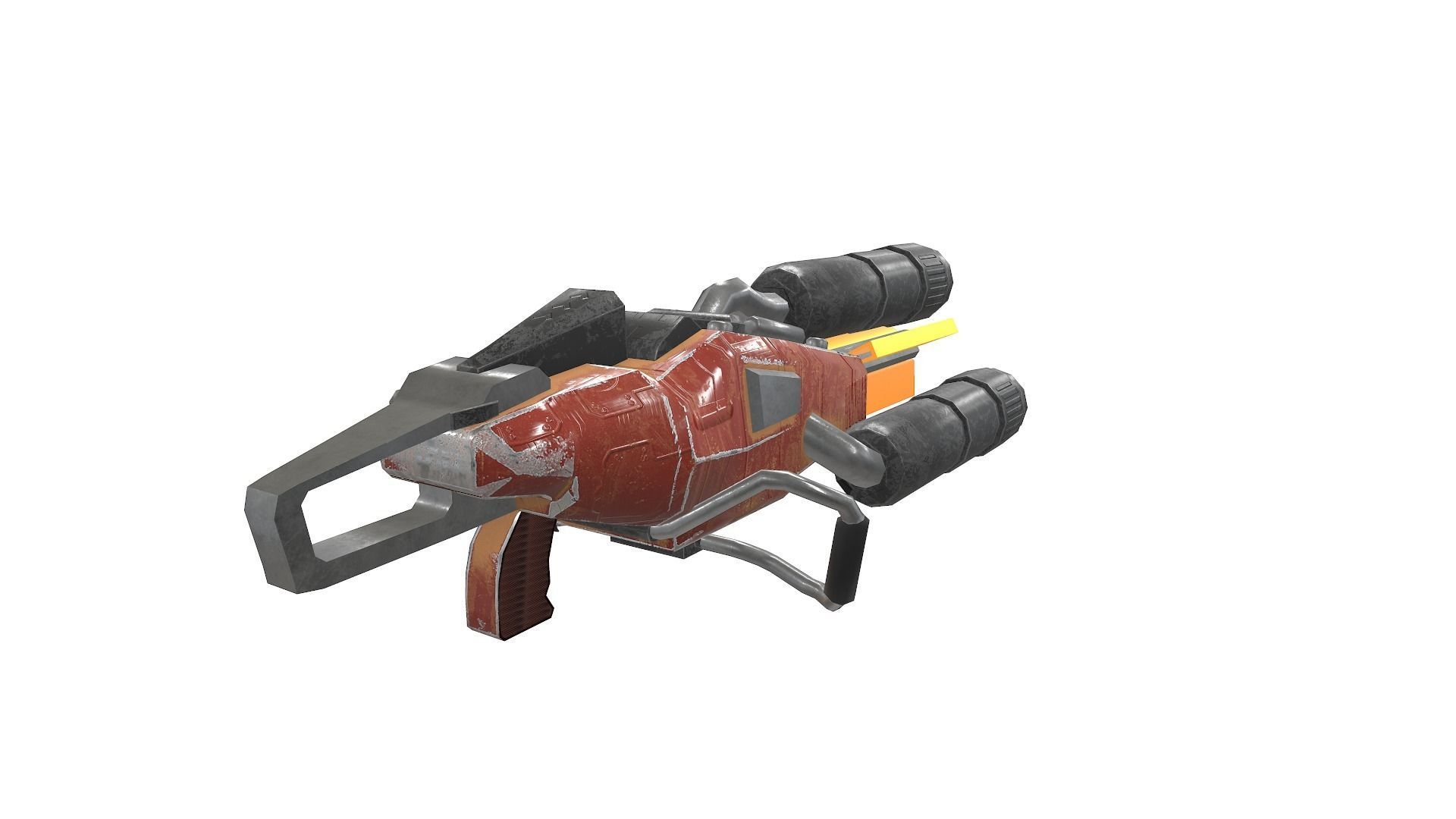 Low Poly Gun Pack Low-poly 3D model_48