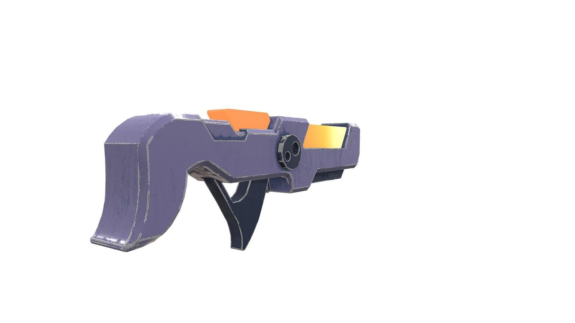 Low Poly Gun Pack Low-poly 3D model_42