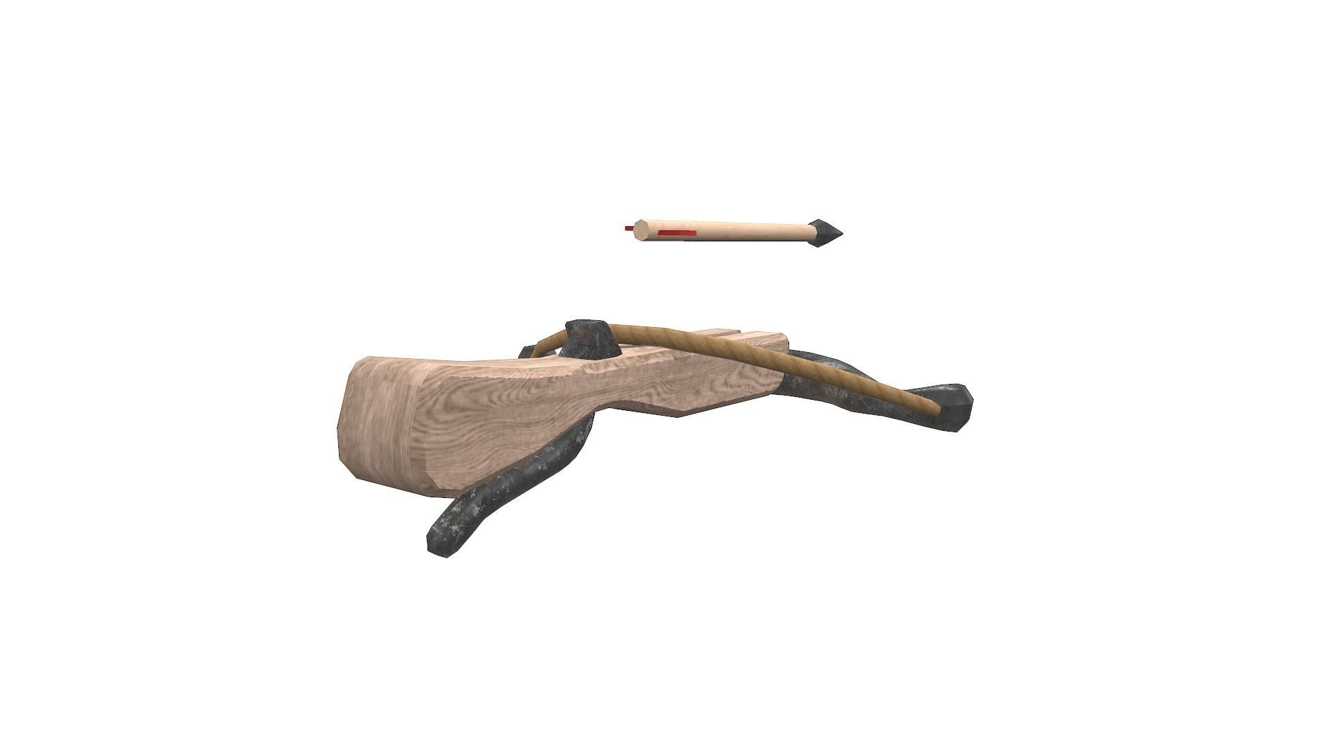 Low Poly Gun Pack Low-poly 3D model_18