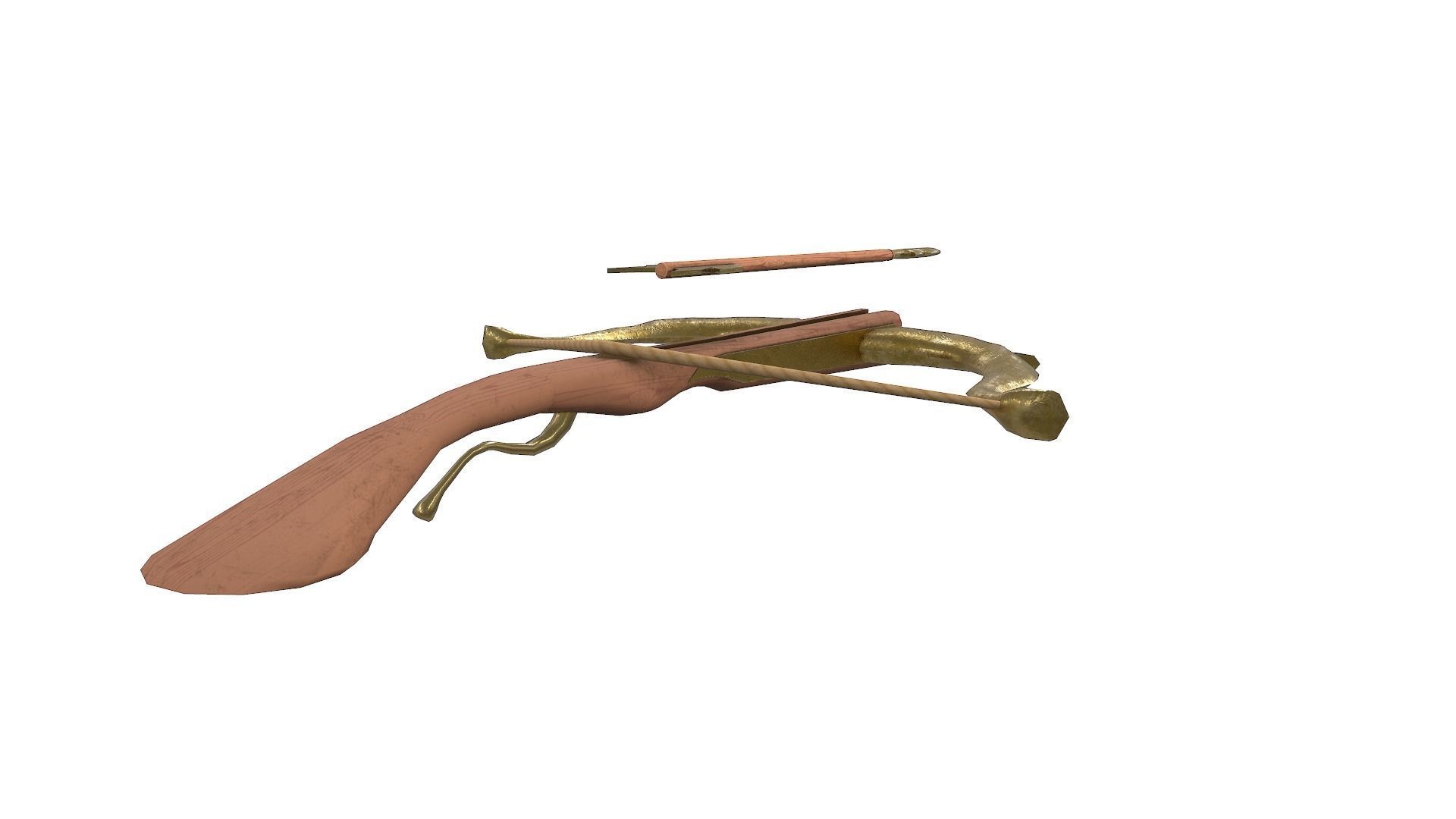 Low Poly Gun Pack Low-poly 3D model_21