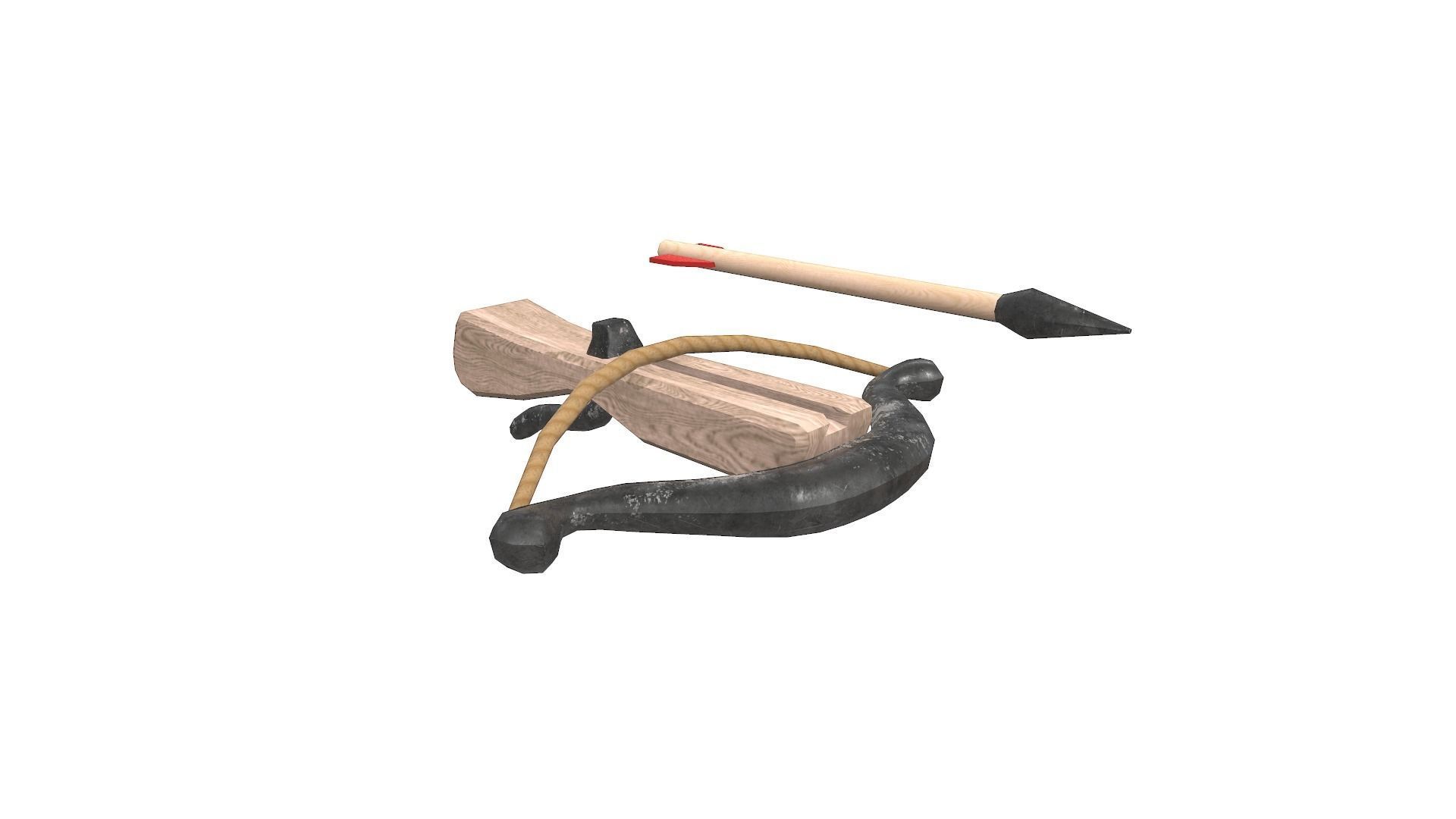 Low Poly Gun Pack Low-poly 3D model_17