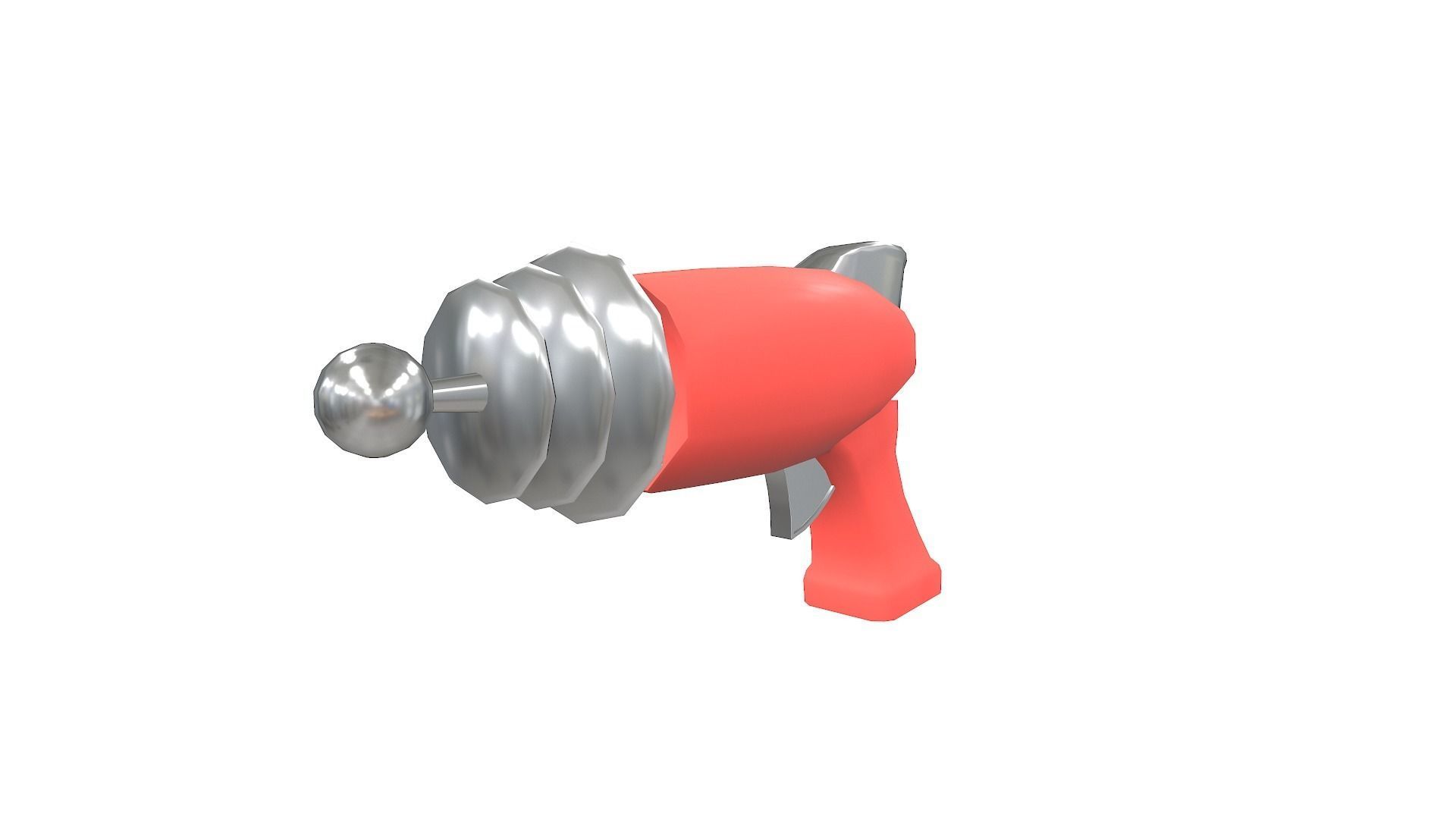 Low Poly Gun Pack Low-poly 3D model_37