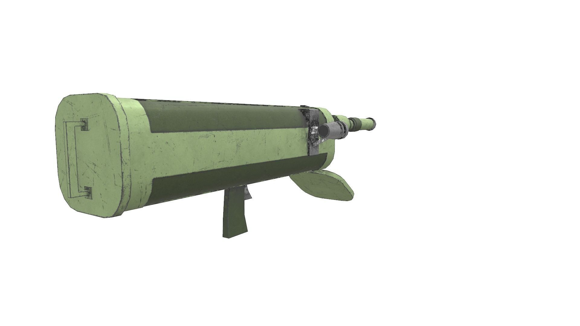 Low Poly Gun Pack Low-poly 3D model_36