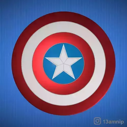 Captain America shield 3D print model
