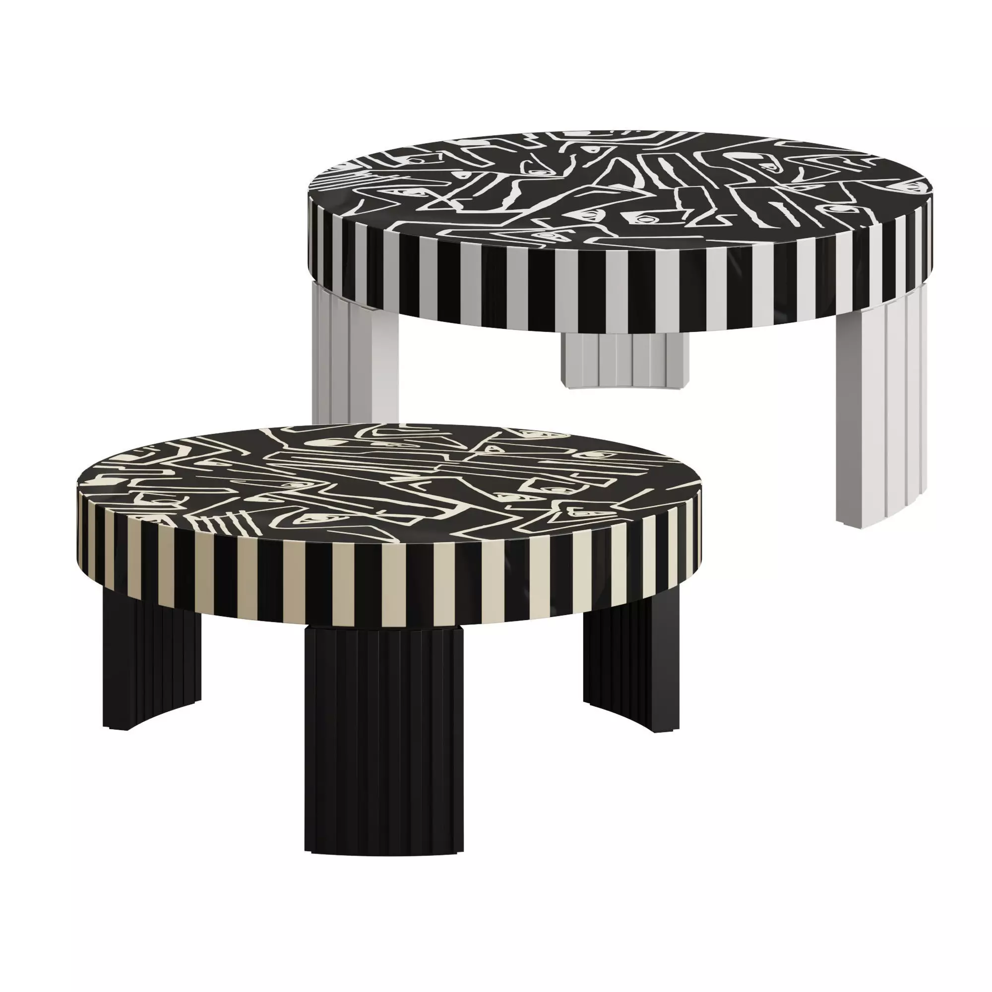 Pablo Center Coffee Table Hommes 3D model