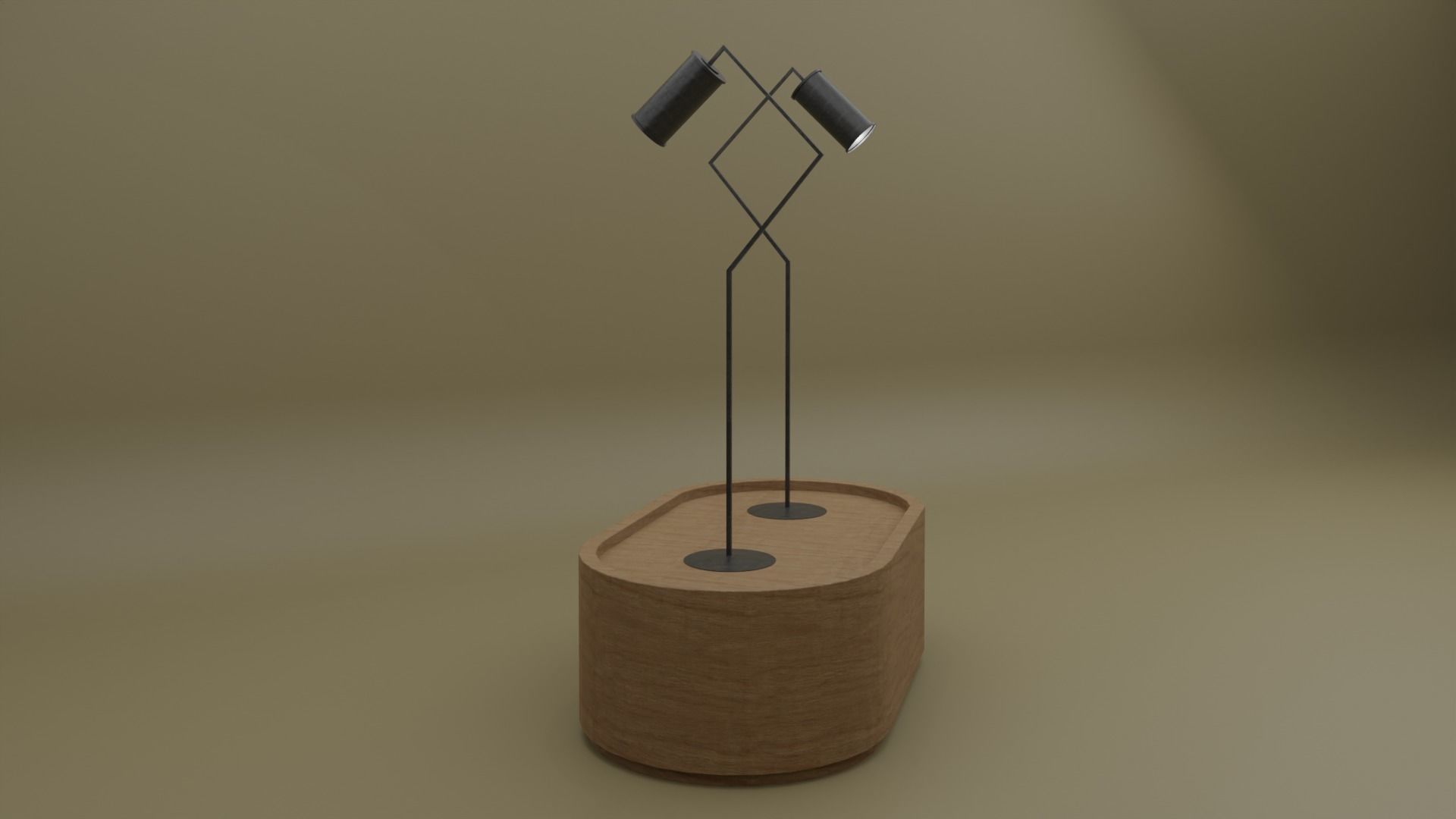 COFFE LAMP Low-poly 3D model_1