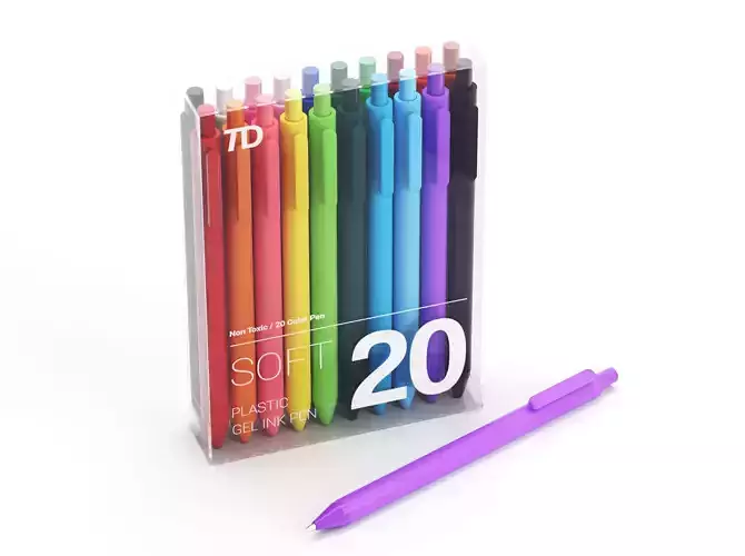 20 Gel Ink Pen Set