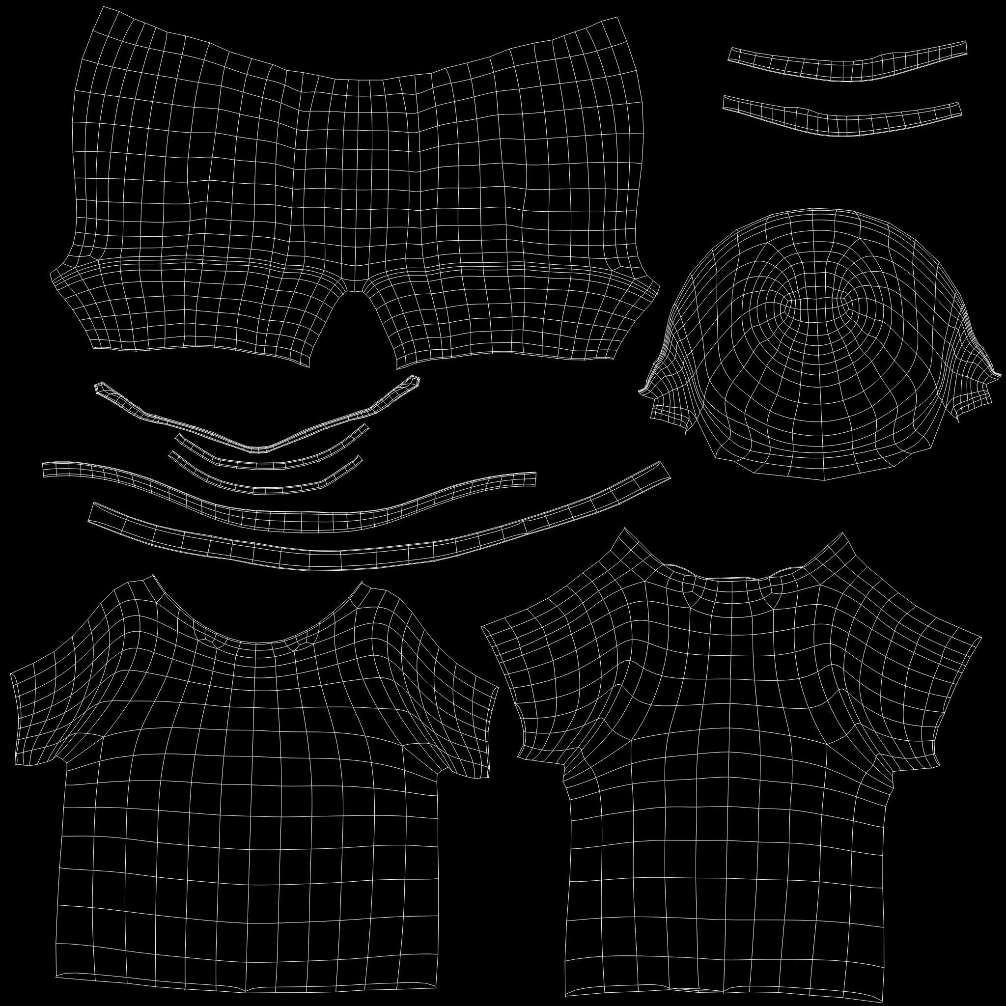 Cartoon Young Wolf Rigged 3D model_35