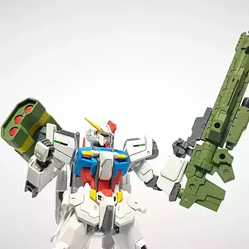 GUNDAM BEAM CANNON AND LAUNCHER MISSILE 3D print model