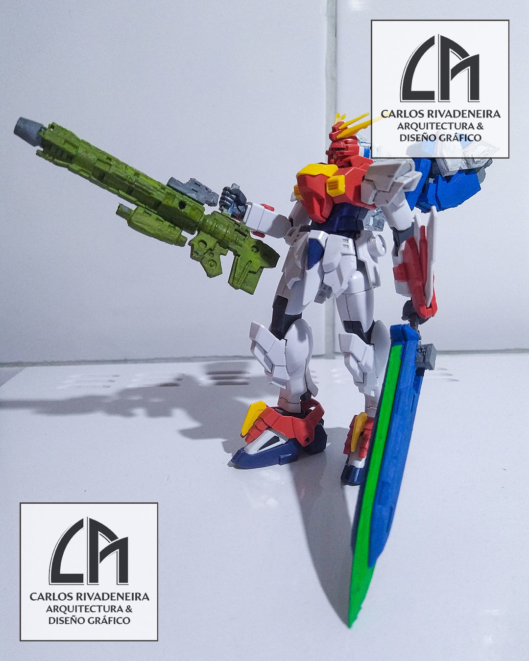 GUNDAM BEAM CANNON AND LAUNCHER MISSILE 3D print model_1