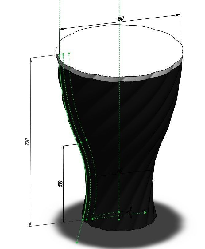 Djembe for 3D printing 3D print model_4