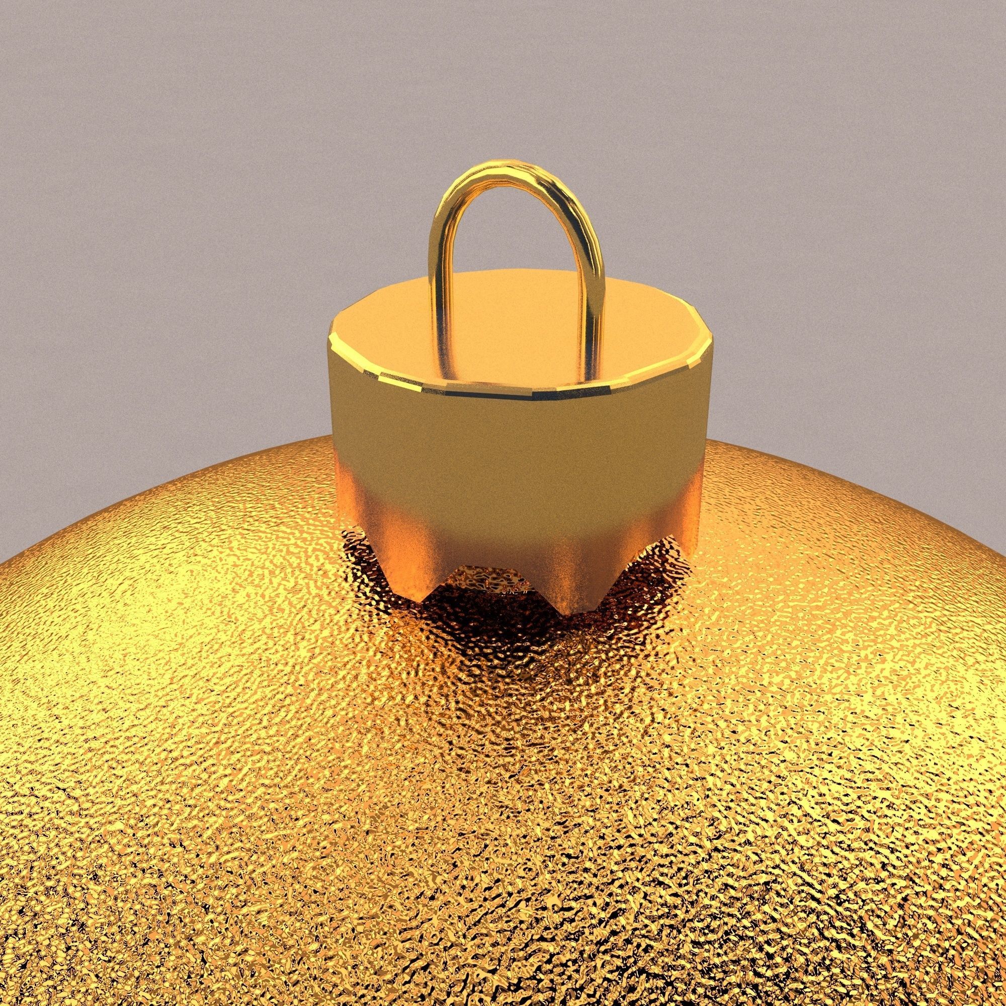 christmas ball 3D model_4