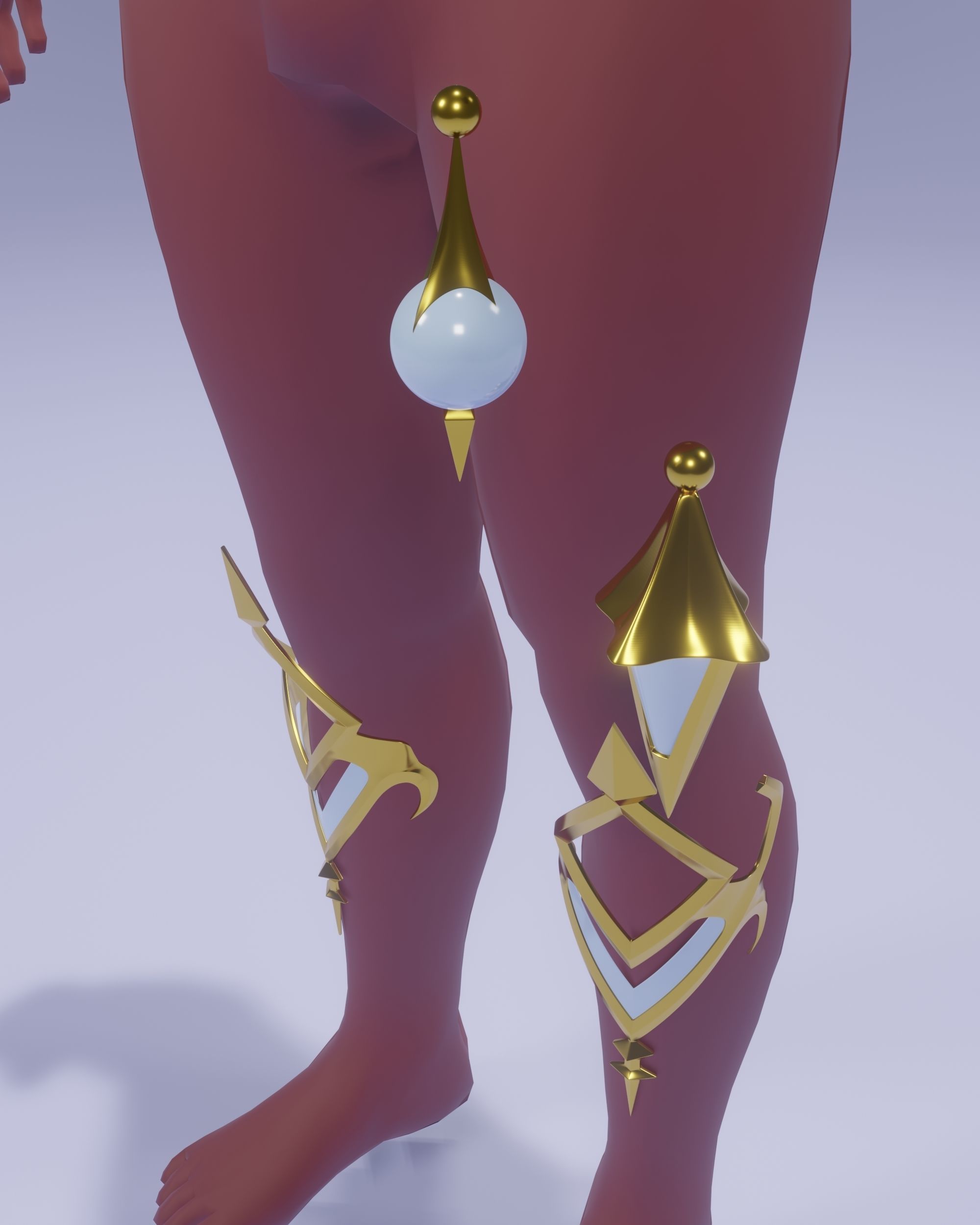 Genshin Impact Aether Cosplay Set 3D print model_8