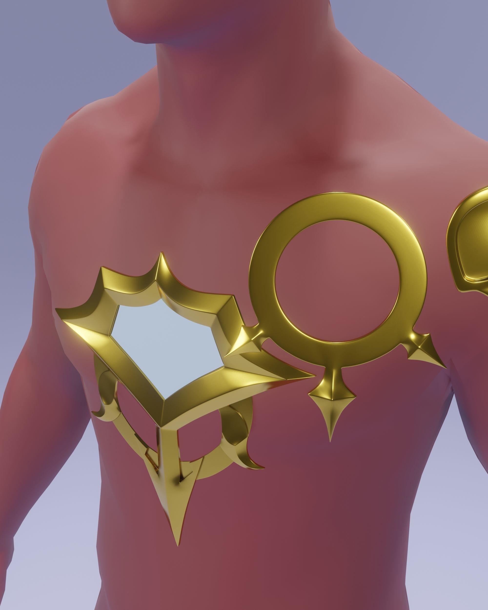 Genshin Impact Aether Cosplay Set 3D print model_15