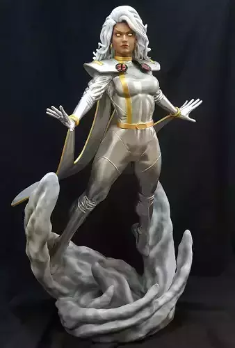 Storm Quarter Scale STL File 3D print model