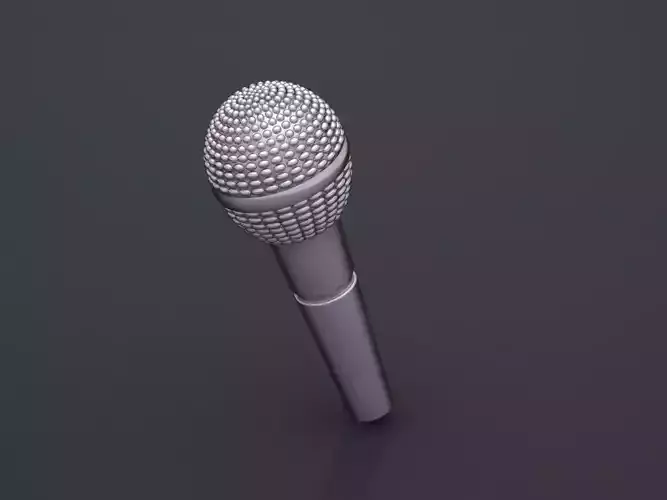 microphone Free 3D print model