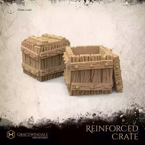 Reinforced Crate 3D print model