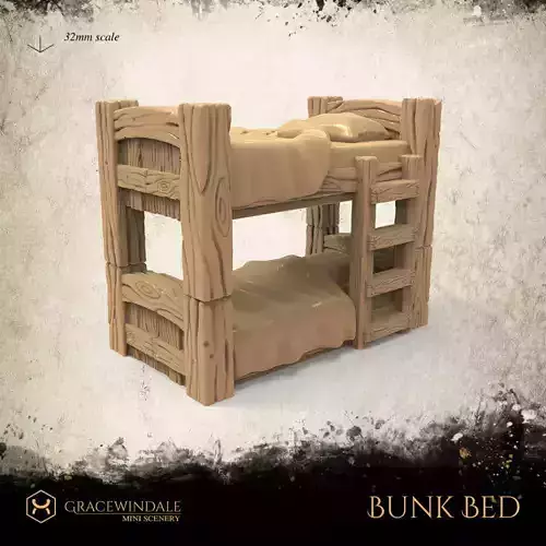 Bunk Bed 3D print model