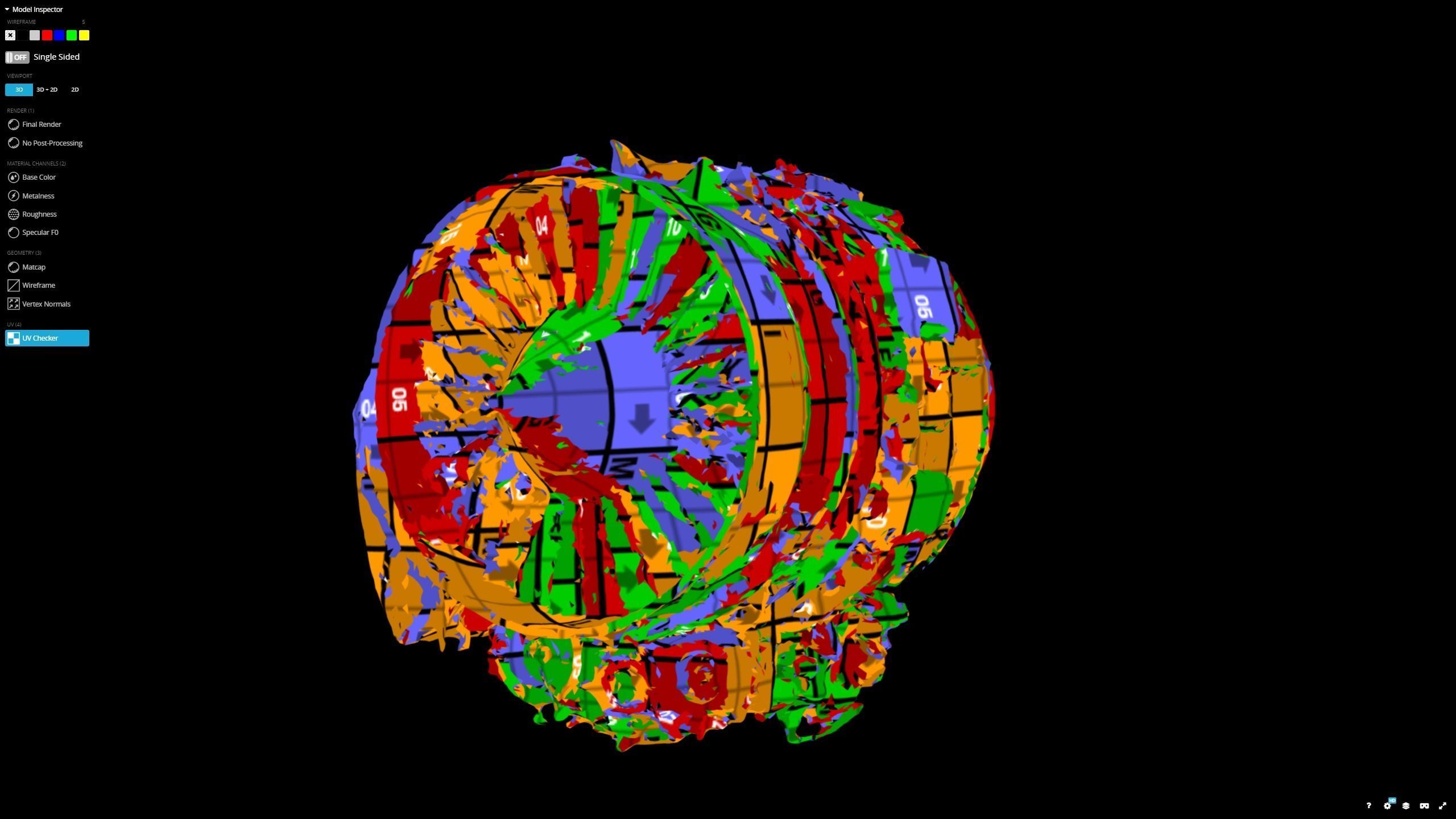 Jet Turbine Engine Photogrammetry Scan 3D model_23