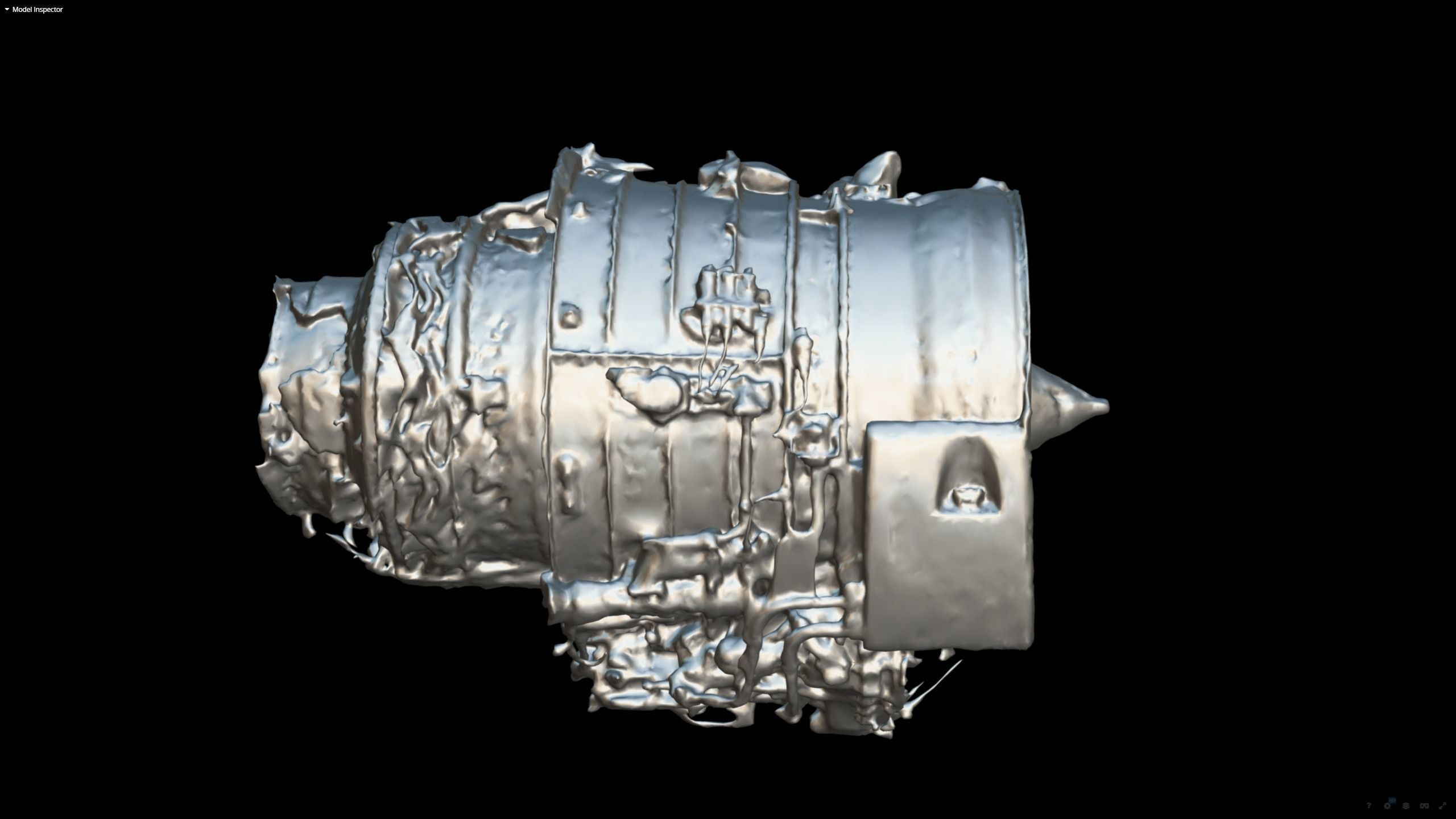 Jet Turbine Engine Photogrammetry Scan 3D model_20