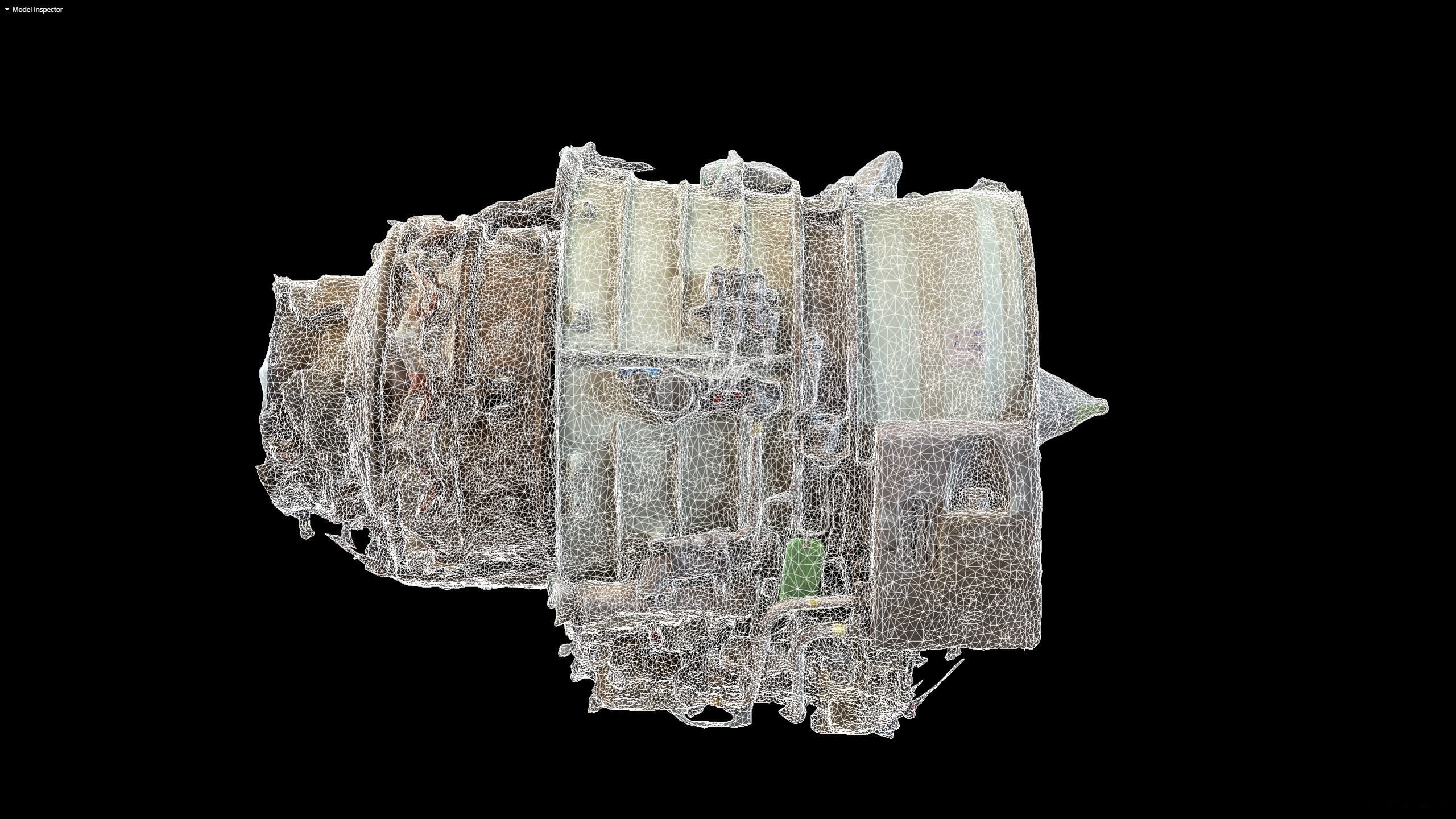 Jet Turbine Engine Photogrammetry Scan 3D model_19