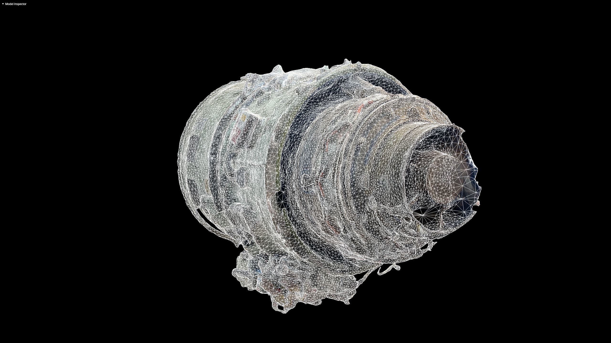 Jet Turbine Engine Photogrammetry Scan 3D model_12