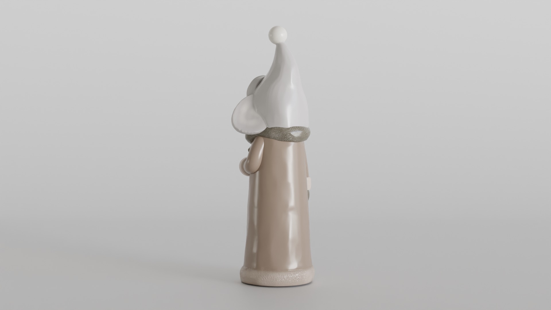 Whimsical Snowman with Winter Tree Cutouts 3D print model_5