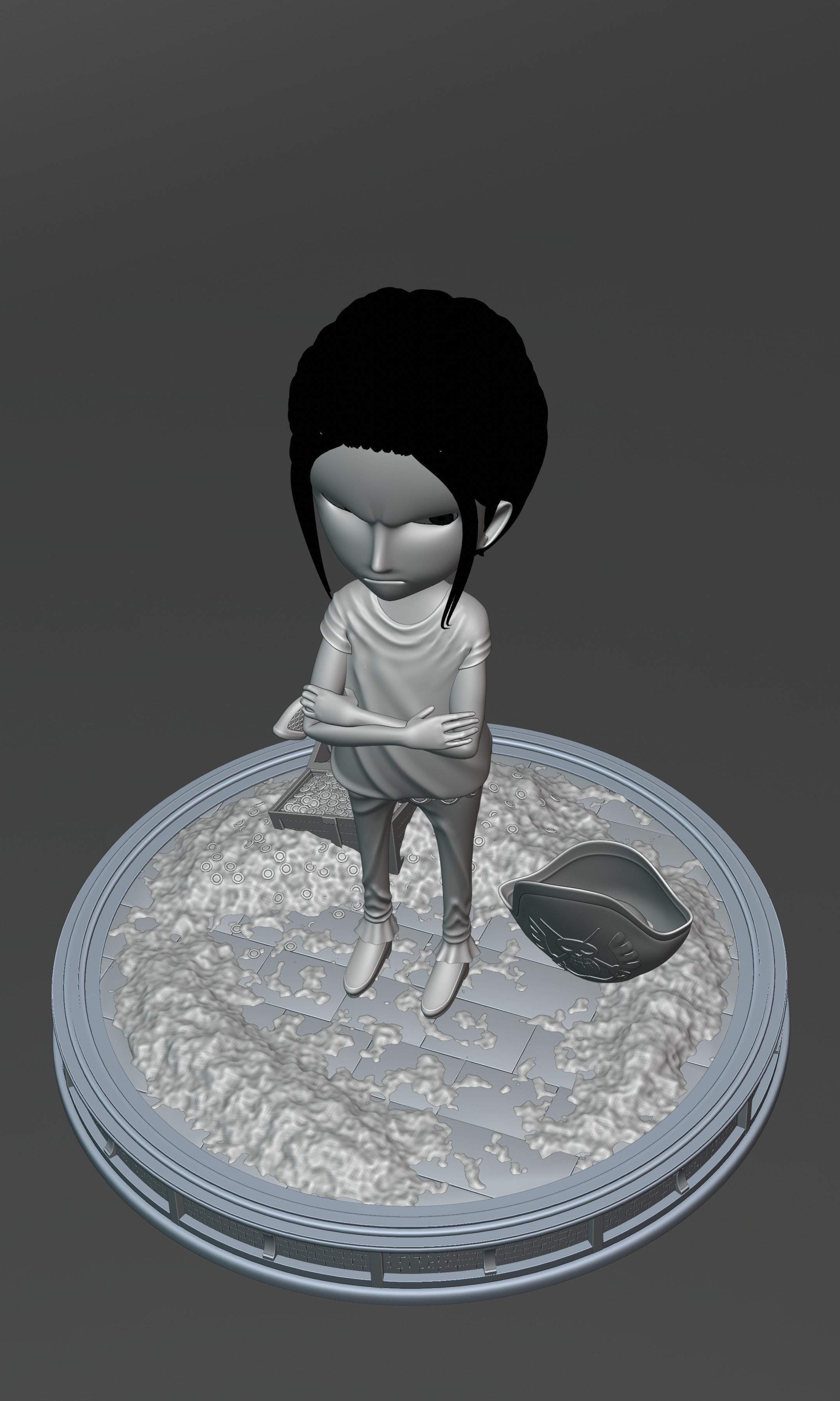 CROCODILE KID VERSION ONE PIECE Low-poly 3D model_21