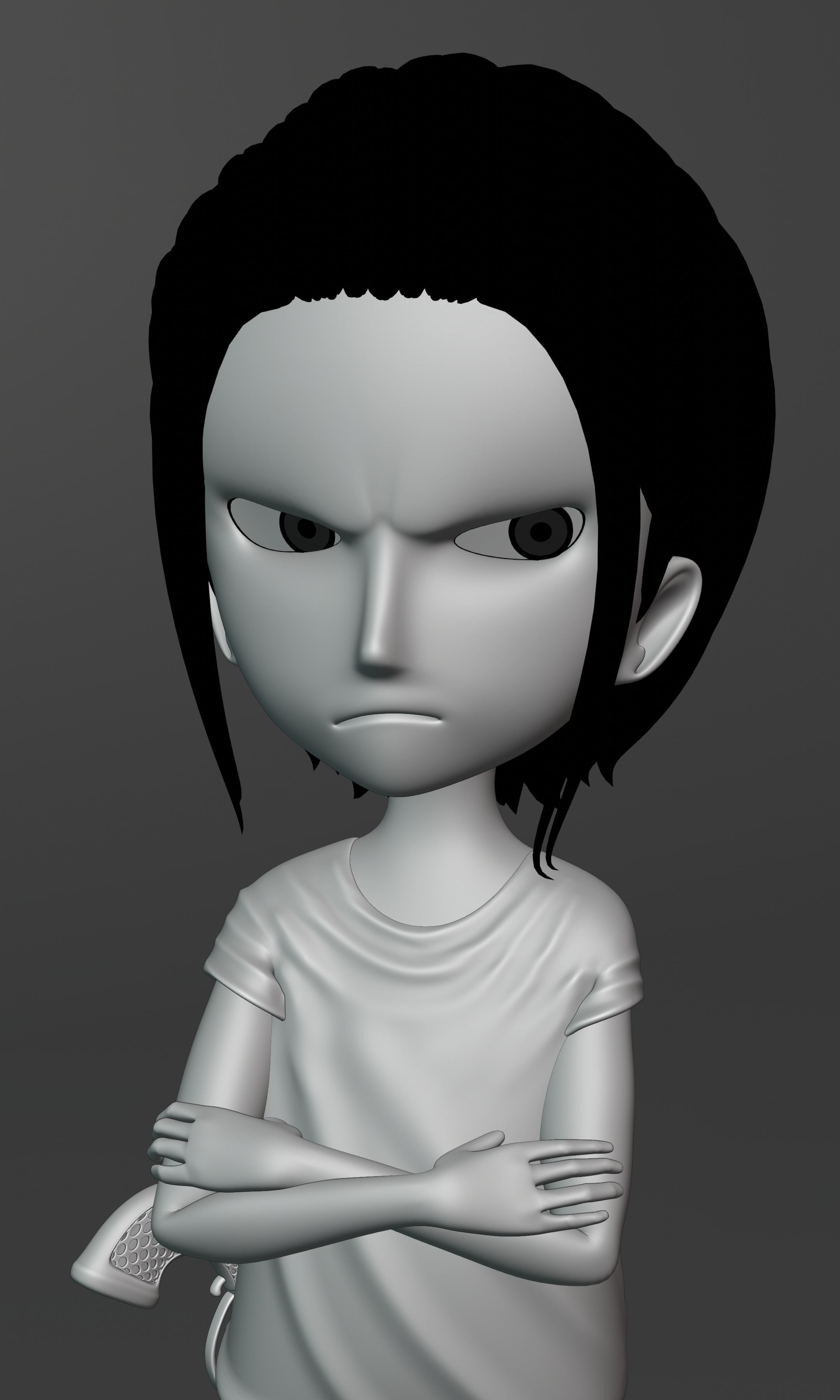CROCODILE KID VERSION ONE PIECE Low-poly 3D model_20