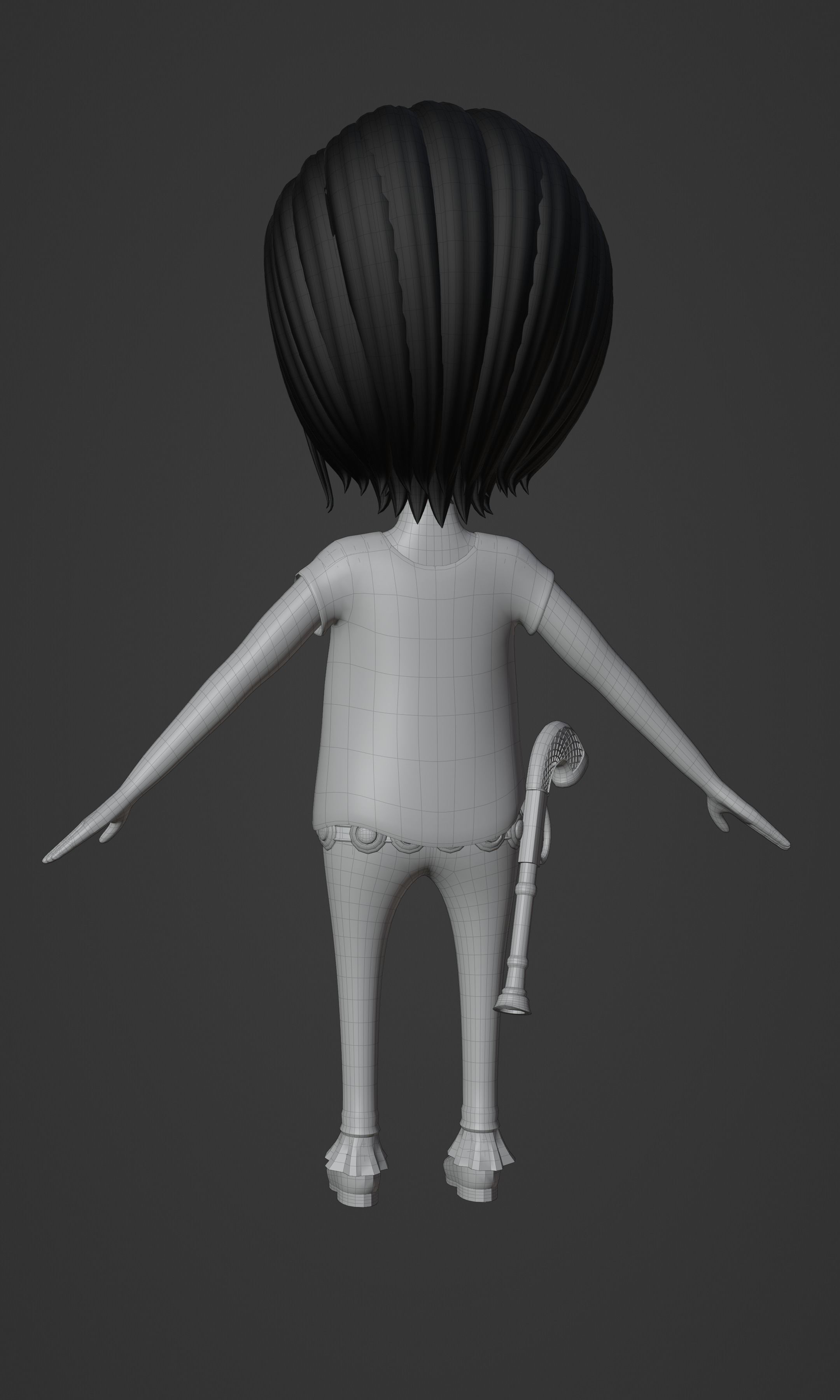 CROCODILE KID VERSION ONE PIECE Low-poly 3D model_29