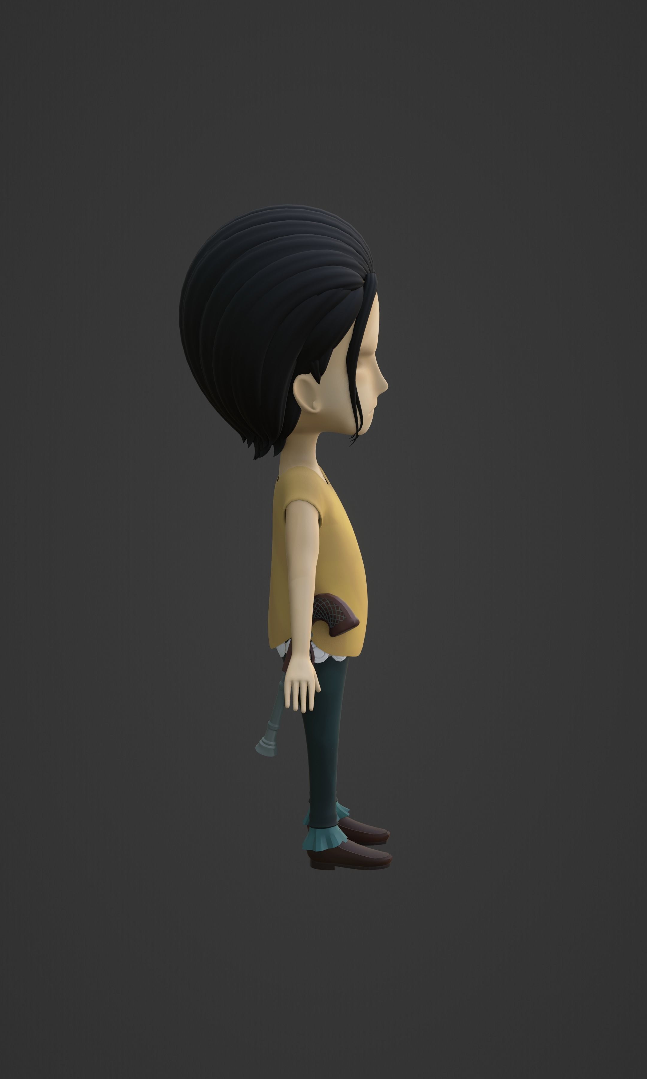 CROCODILE KID VERSION ONE PIECE Low-poly 3D model_47