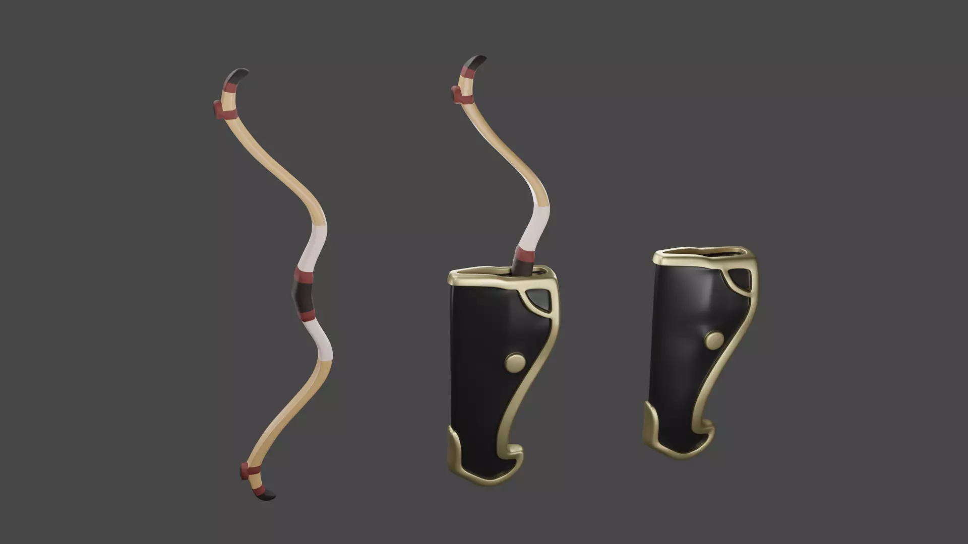 Gakgung - Korean Horn Bow Free 3D print model