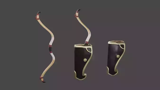Gakgung - Korean Horn Bow Free 3D print model