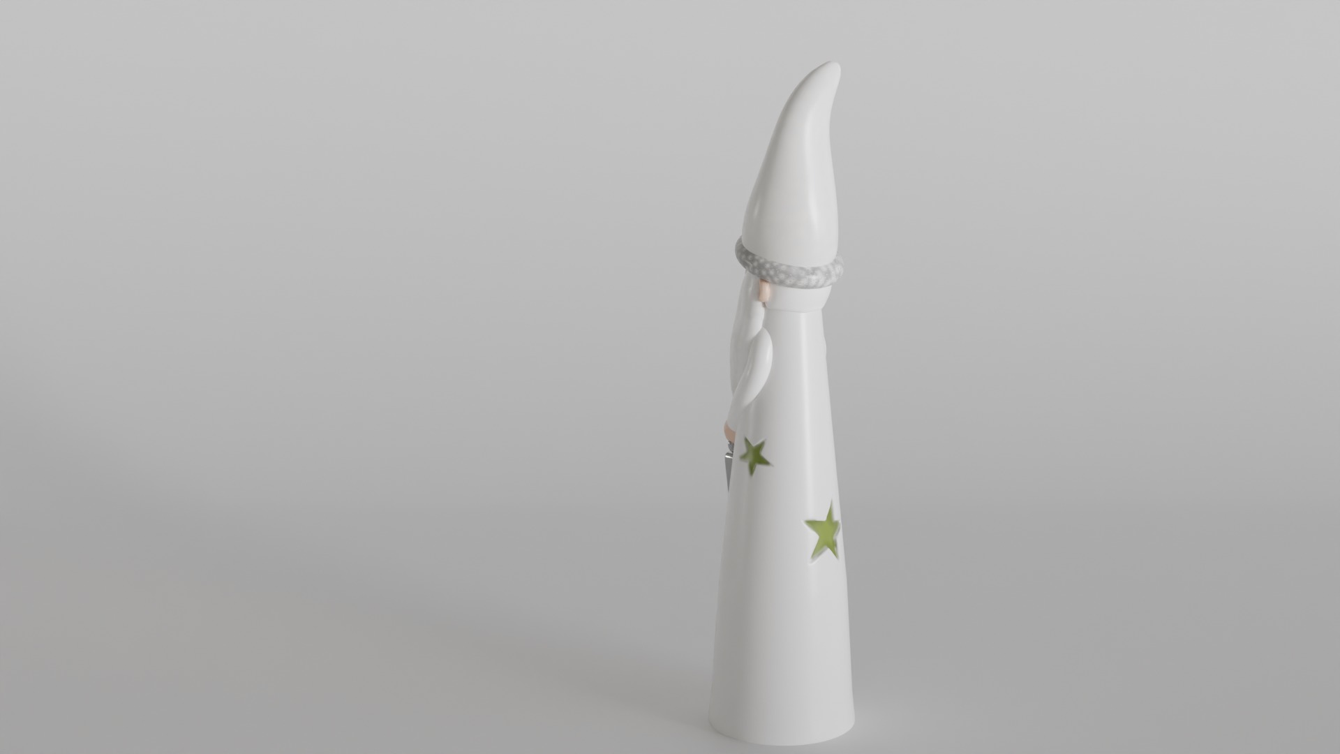 Christmas Decor Santa with Gift and Stars Design 3D print model_5