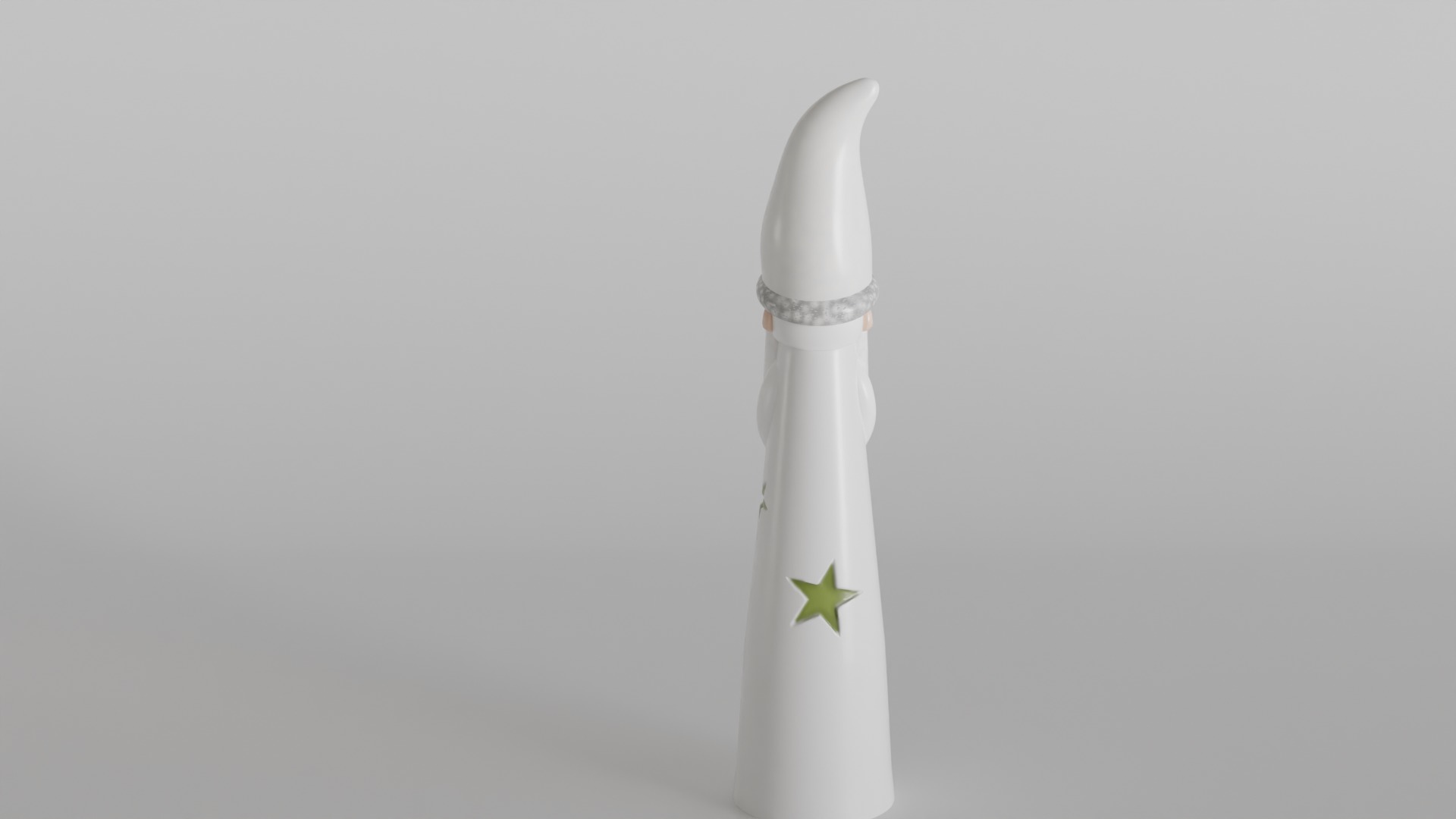 Christmas Decor Santa with Gift and Stars Design 3D print model_4