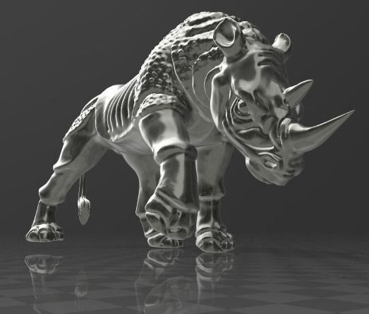 RHINO AVENGER 3D print model_2