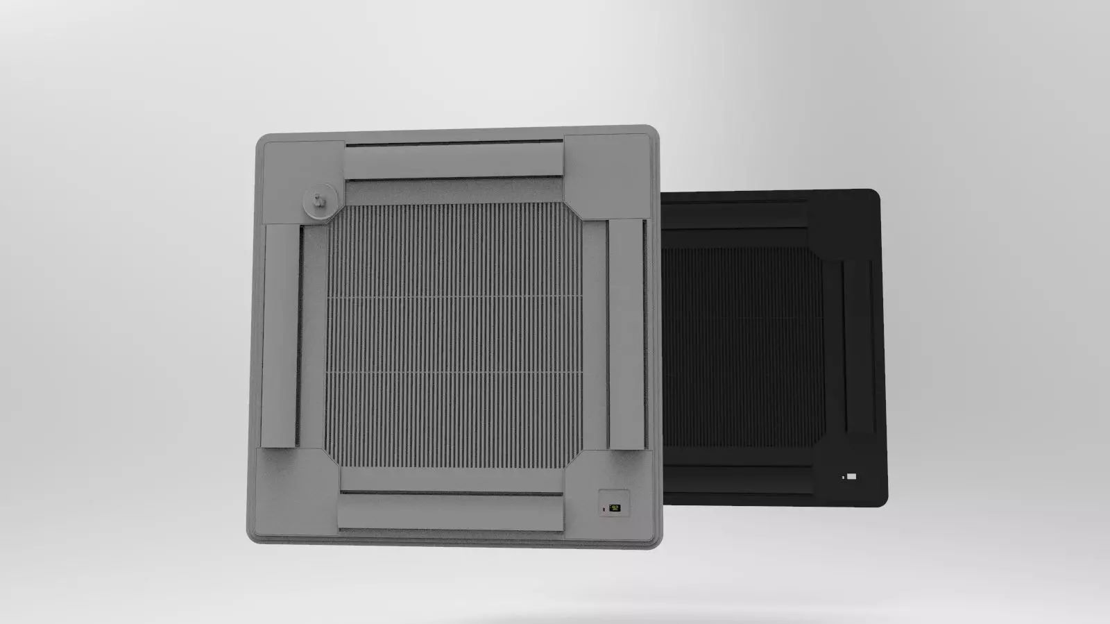 AC indoor office 3D model_0