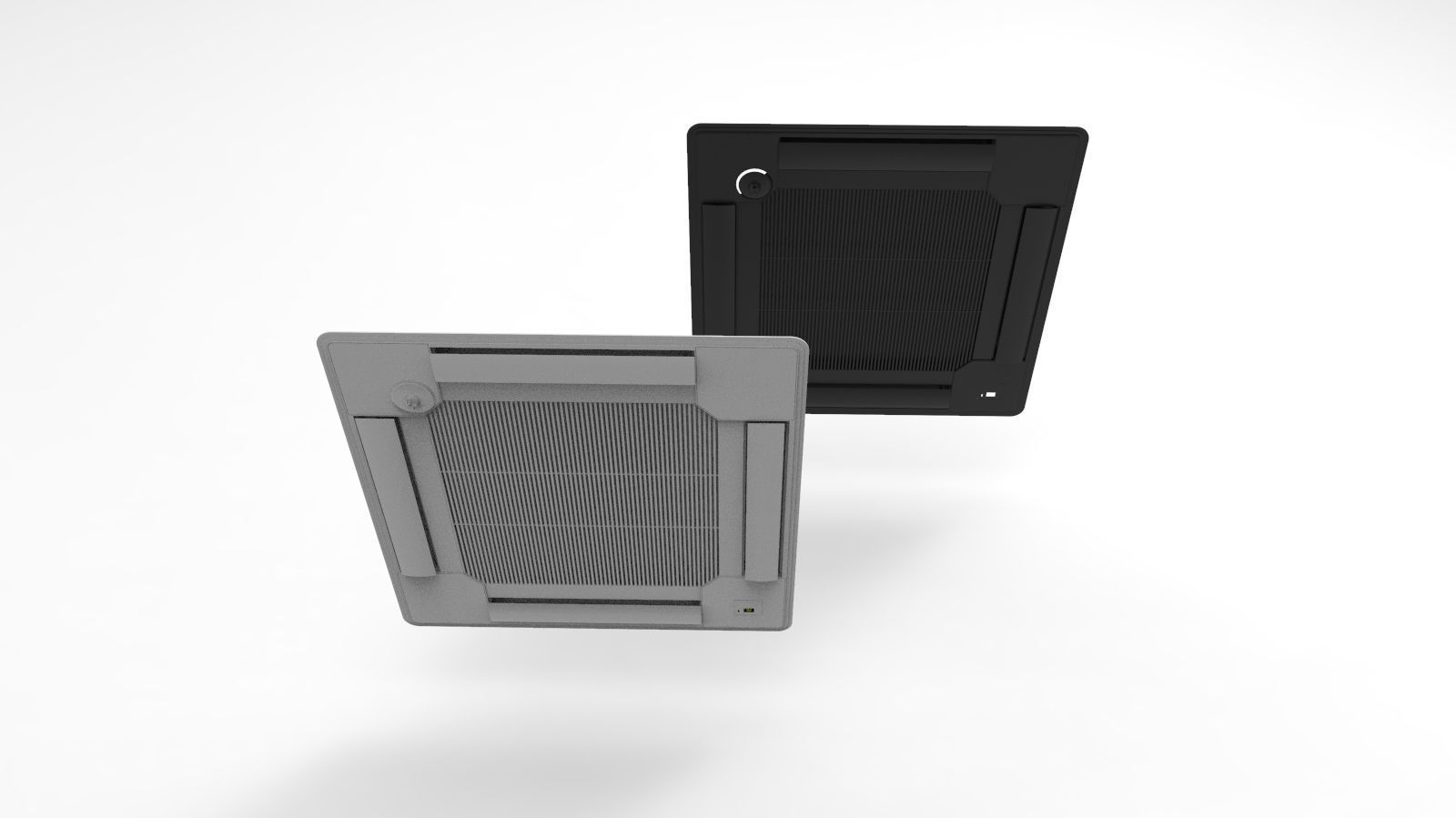 AC indoor office 3D model_2