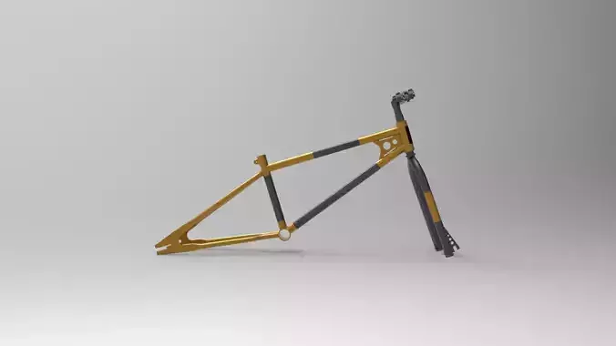BMX frame bike 3D model
