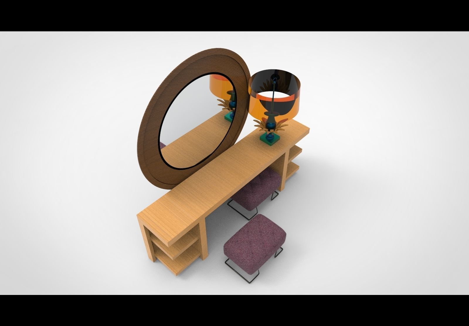 dressing table 3D model_3