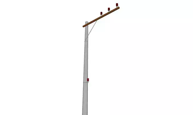 Concrete Lamp Post - Light Pole - Light Post - Street Light 48