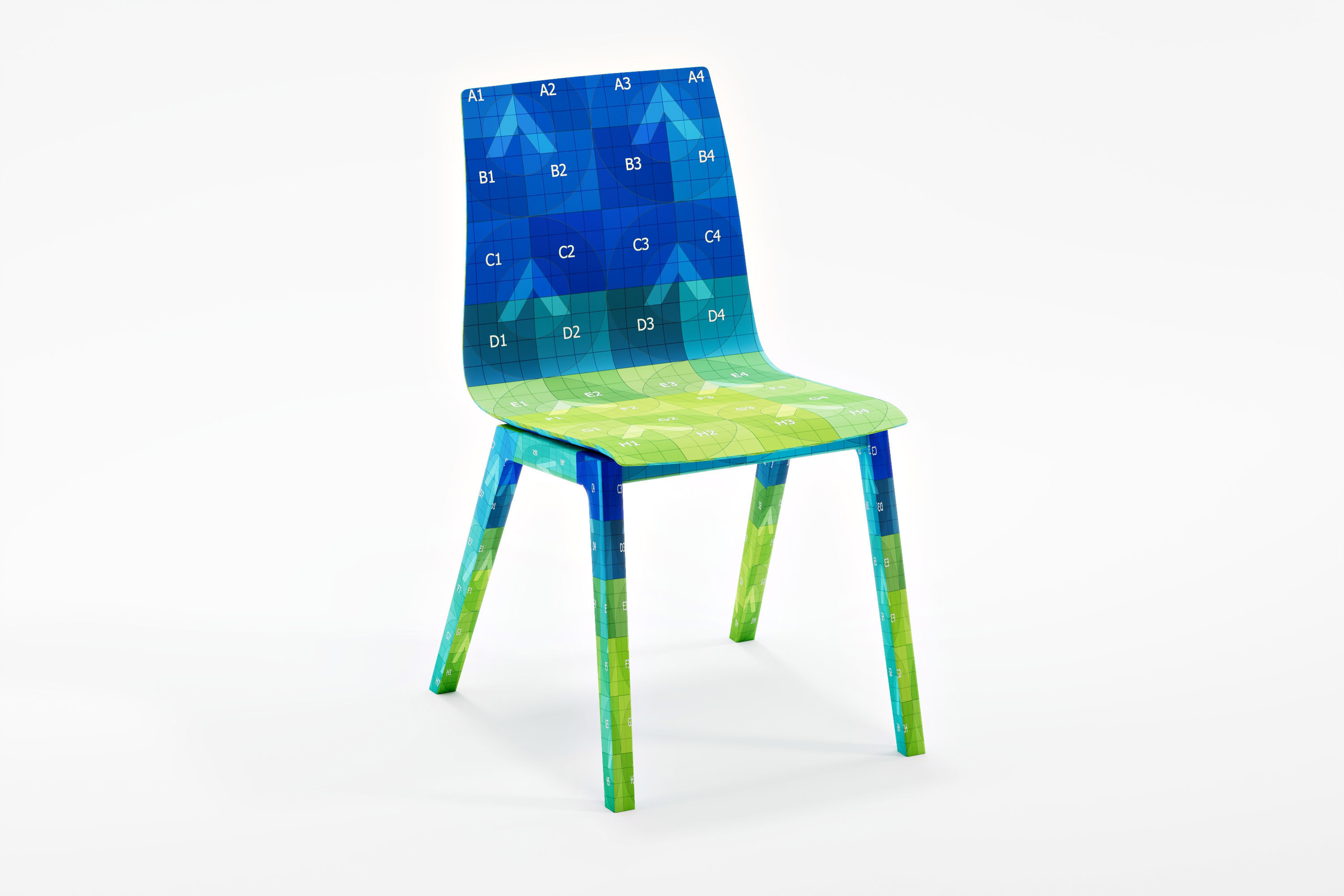Wood Contract Chair - Koenig Neurath 3D model_4