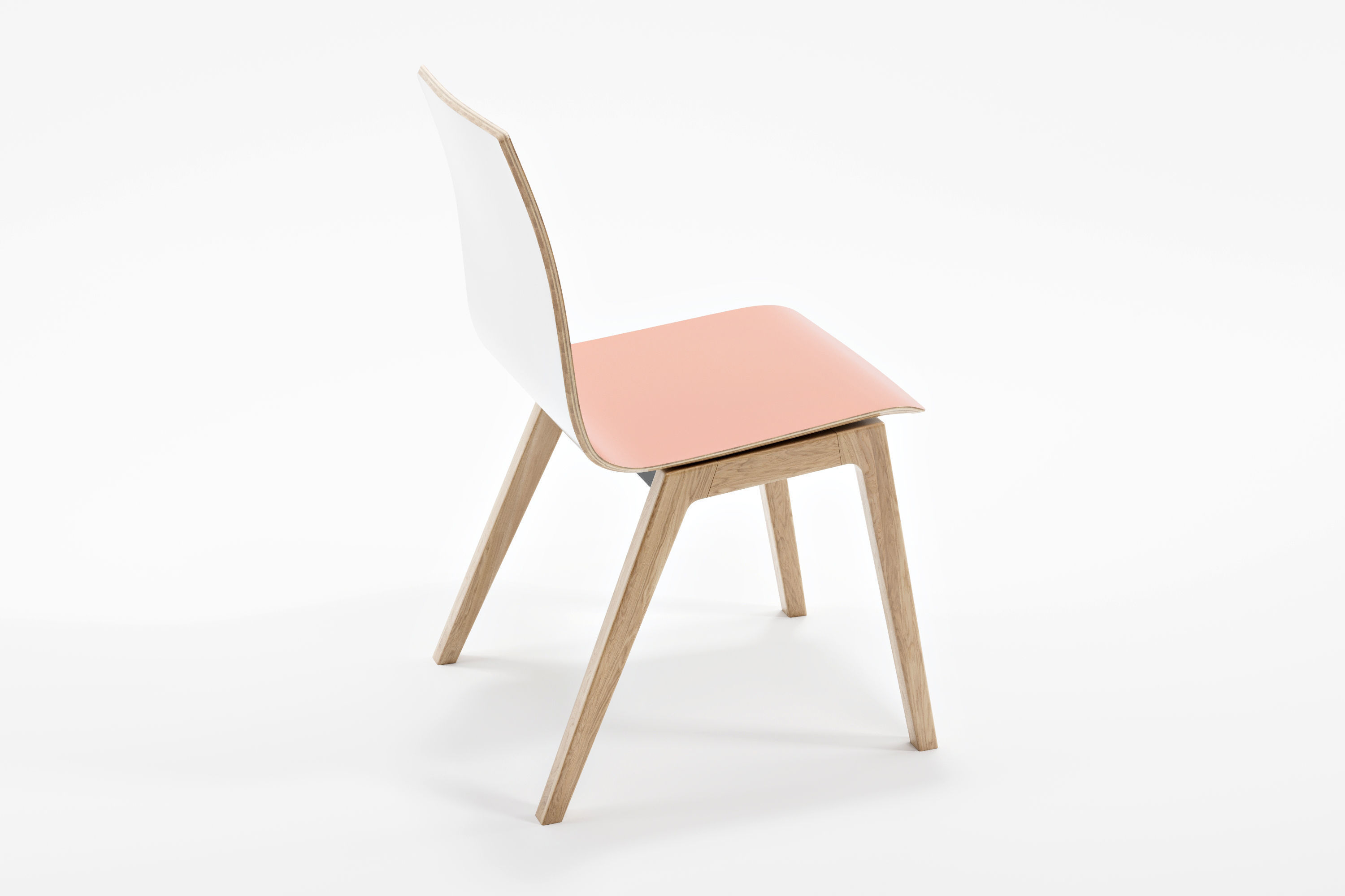 Wood Contract Chair - Koenig Neurath 3D model_3
