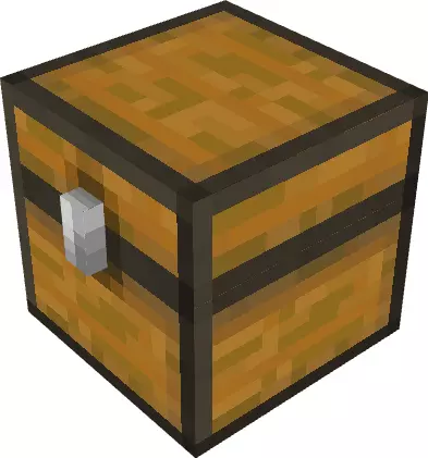 REALISTIC ANIMATION Minecraft Chest Low-poly 3D model