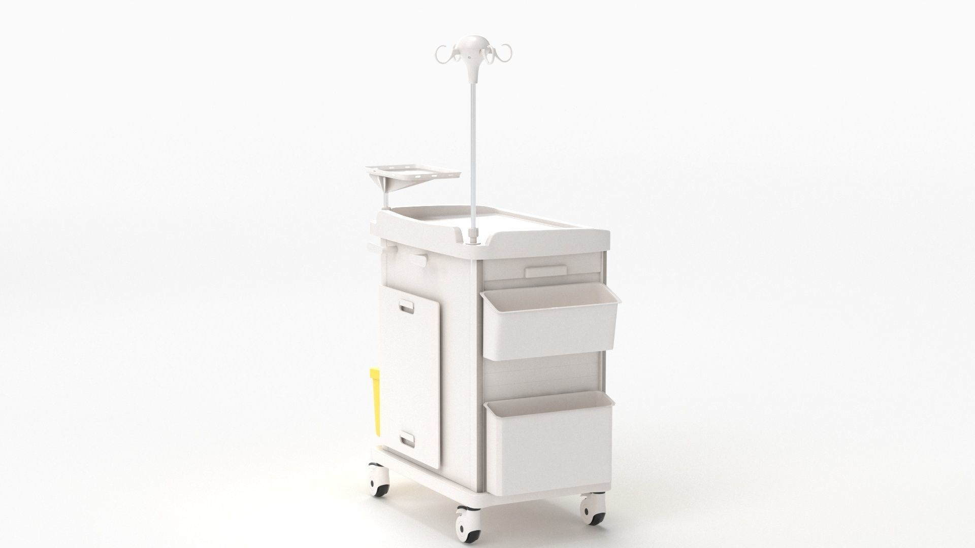 Detecto MS3C-550 Lite Mobile Medication Crash Cart 3D model_25