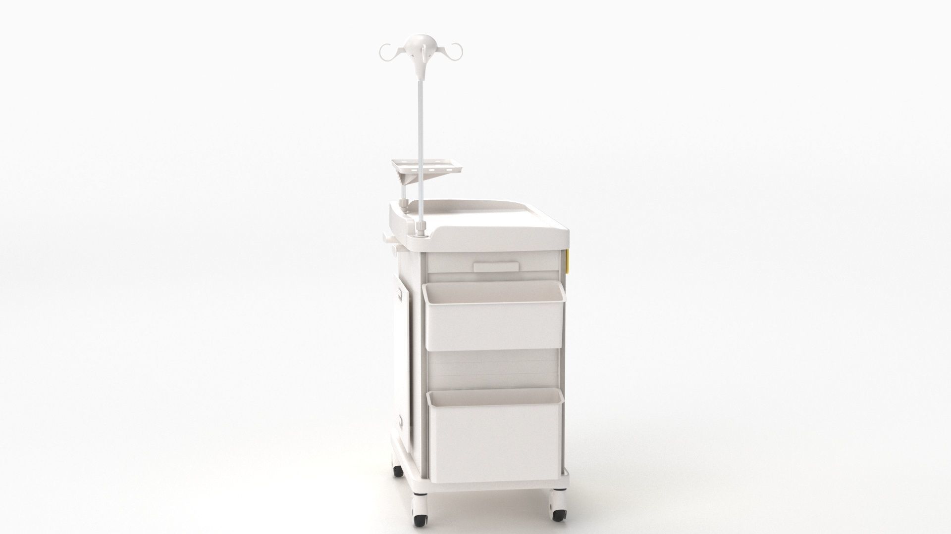 Detecto MS3C-550 Lite Mobile Medication Crash Cart 3D model_24